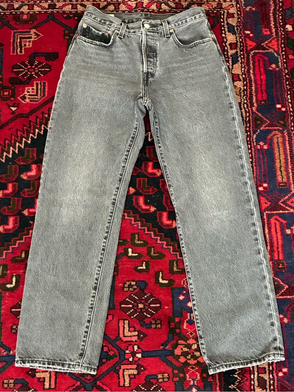 Levi’s 501 Jeans in Washed Black